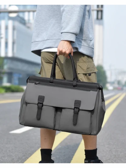 Outdoor Travel Duffel Bag Dry Wet Business Trip Short Distance Luggage Handbag Large Storage Commuting Men Hiking Shoulder Bags - Image 14