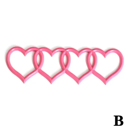 Car Love Heart Logo Sticker Rear Trunk Tail Label Badge Emblem Decal For Audi Q7 A7 A6 S3 S4 A5 A4 B5 B6 B7 B8 C6 C7 A3 Q3 Q5 TT - Image 8