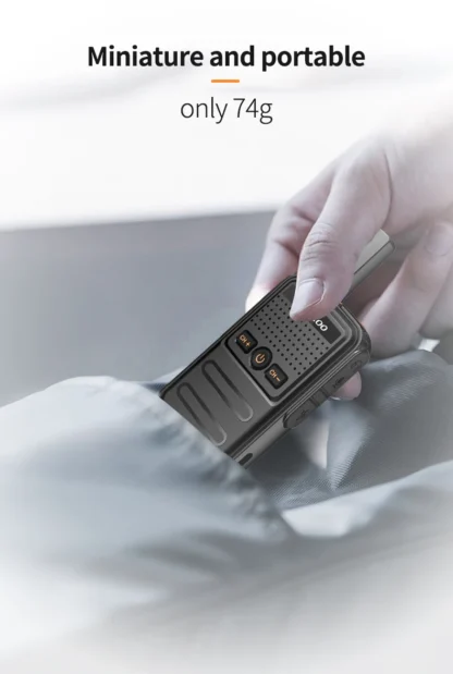 UNIKOO UK228 Walkie Talkie 2 pcs Mini Size Portable Handheld Radio Wireless Set Twol Way Radio Station Comunicador Transceiver - Image 10