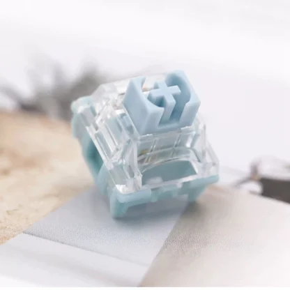 TTC Bluish White Switches With sound HIFI Tactile Switch 42gf 3Pins Custom Mechanical Keyboard Kit Accessories RGB Factory lubed - Image 6