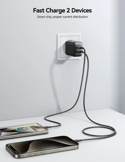 JOYROOM PD 25W USB Charger Type C Fast Charging Adapter USB-A+USC-C Portable Travel Wall Charger For iphone 16 15 14 Samsung - Image 8