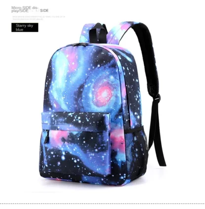 Ronaldo print student schoolbag 3-piece set youth backpack pencil case shoulder bag set - Image 39
