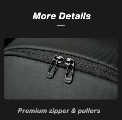 BANGE New Casual Multi-Pockets Big Capacity Daily 15.6inch Laptop Light Waterproof For Business Trip Roomy Men Backpack with YKK - Image 22