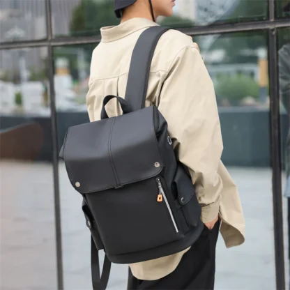 USB Charging Urban Man Backpack Waterproof Rucksack Men's Laptop Backpack Large Computer Backpack for Business Office Outdoor - Image 12