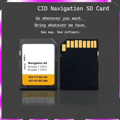 N98R Navigation Card SD Card VW Discover Media 2025 Sat Nav AS V21 Map UK Europe 32GB - Image 2