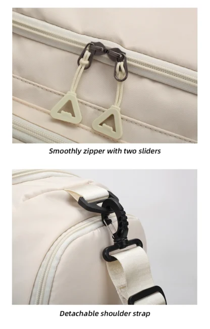Travel Duffel Bag with Shoes Pocket Outdoor Business Trip Fitness Yoga Shoulder Bags Dry Wet Short Distance Trip Handbag - Image 31
