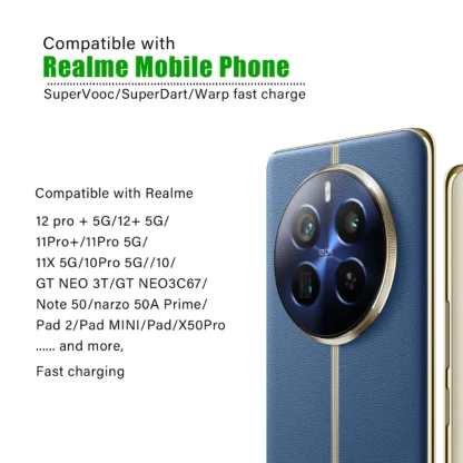 For OPPO car charger SuperVooc 100W, Cigarette Lighter plug for OPPO Find X7 Reno8,12V Usb for realme oneplus charger warp 80w - Image 14