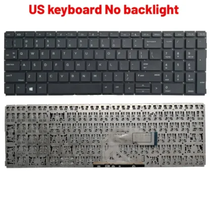 NEW Russian/US/UK/Spanish/Latin laptop keyboard FOR HP Probook 450 G6 455 G6 455R G6 450 G7 455 G7 455R G7 - Image 11