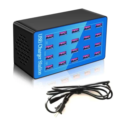 The 10-port 20-port usb charger is lightweight and designed to charge smartphones, tablets and other usb devices - Image 16