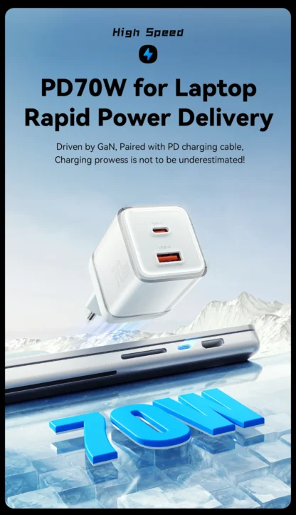 Essager 70W GaN Type C Charger For iPhone 16 15 14 Pro Max MacBook QC4.0 PD3.0 PPS 45W Fast Charging Charger For Samsung Travel - Image 12
