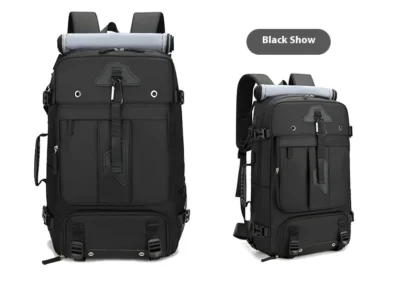Large capacity men's backpack with high-end feel, travel backpack, sports outdoor luggage bag, mountain climbing bag, waterproof - Image 29