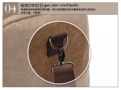New Fashion Outdoor Travel Bag Handbag Canvas Crossbody Backpack Trend Large Capacity Casual Shoulder Bag - Image 39