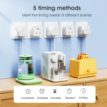 Tuya WiFi RF433 Smart Plug UK, Smart Socket, WiFi Plug Type-C 16A Adapter Power Monitoring Timer Voice Assistant - Image 12