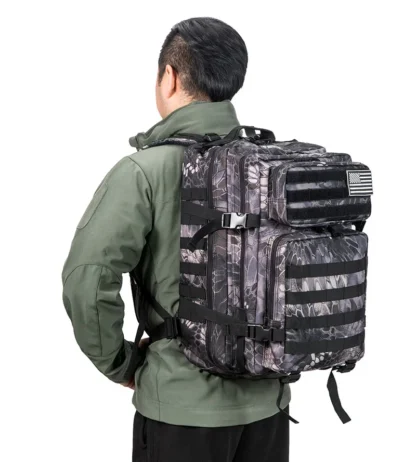 45L Tactical Backpack Molle for survival Assault Pack CCW 3 Day survival Bag Hiking Treeking Rucksack heavy duty backpack - Image 25