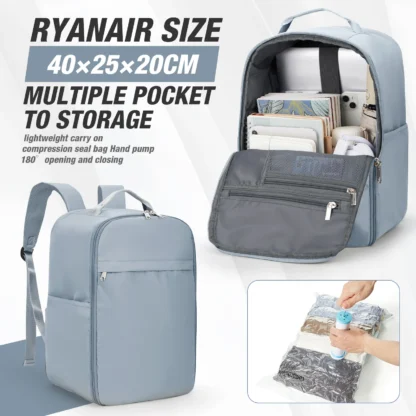 Aircraft Cabin Travel Backpack 40x20x25 Vacuum Backpack Hand Luggage,  Laptop Backpack Studenten rucksack, Casual Daypacks - Image 9