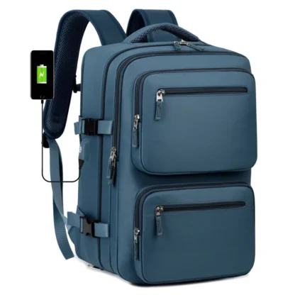 Large Travel Backpack for Women Men Cabin Bag Multifunctional Airplane Waterproof Backpack with USB Charging Anti-Theft Backpack - Image 10