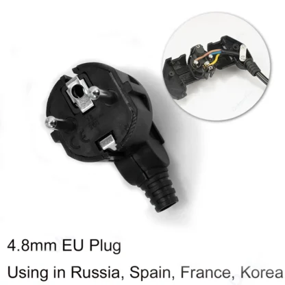 EU Plug Adapter Male Female Replacement Rewireable Schuko Electeical Socket Converter Adaptor Cord Connector Detachable Plug - Image 11