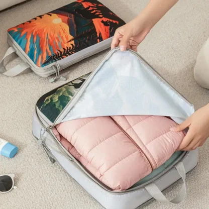 5Pcs/Set Travel Organizer Set Zipper Storage Bag Large Capacity Bag Compressible Underwear Suitcase Luggage Packing Cubes - Image 30