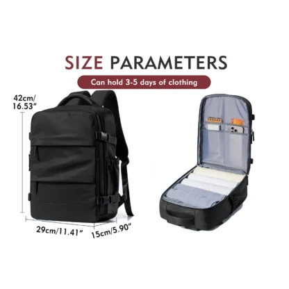Waterproof Backpacks Travel Backpack Airplane Cabin 45x36x20 Easyjet Carry-Ons Laptop Bag Mens Backpacks Bag Free Fhiping Women - Image 10
