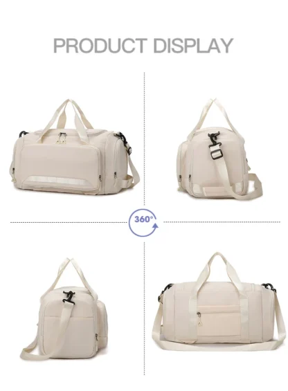 Travel Duffel Bag with Shoes Pocket Outdoor Business Trip Fitness Yoga Shoulder Bags Dry Wet Short Distance Trip Handbag - Image 28