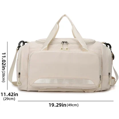 Travel Duffel Bag with Shoes Pocket Outdoor Business Trip Fitness Yoga Shoulder Bags Dry Wet Short Distance Trip Handbag - Image 13