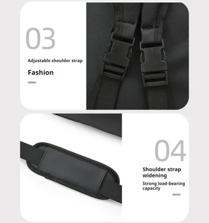 Gym Travel Bag, Large Capacity Dry Wet Separation Sports Training Bag, Multifunctional Business Travel Backpack - Image 12