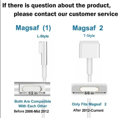 New A1278 A1286 A1398 A1502 A1369 A1466 Power Adapter for Macbook Air Pro 45W 60W 85W Magsaf* 2 1 Magnetic Power Adapter Charger - Image 13