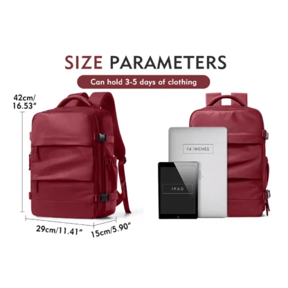 Waterproof Backpacks Travel Backpack Airplane Cabin 45x36x20 Easyjet Carry-Ons Laptop Bag Mens Backpacks Bag Free Fhiping Women - Image 12