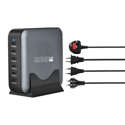285W GaN Desktop Charger 8-port Type C PD Charger 3.0 Type C Portable Fast Phone Charger For Samsung Iphone16 15 - Image 6