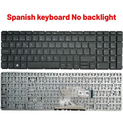 NEW Russian/US/UK/Spanish/Latin laptop keyboard FOR HP Probook 450 G6 455 G6 455R G6 450 G7 455 G7 455R G7 - Image 5