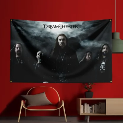 3x5 Ft Dream Theater Band Concert Flag Polyester Printed Flags Banner Tapestry for Room Garage Decor Concert Flag - Image 12