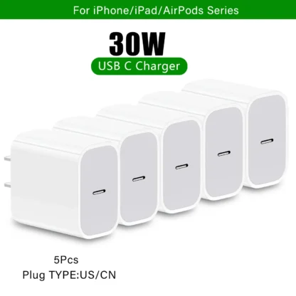 PD 30W fast charger for iPhone 16 15 Pro Max Plus Fast Charging Cable for iPhone charger USB C for Apple iPad wall adapter US EU - Image 15