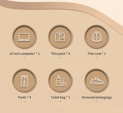 Travel Backpack 40x20x30 Cabin Plane Waterproof Expandable Weekender Laptop With USB Port Ryanair Carry-On Women Men Backpack - Image 16