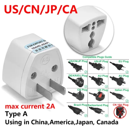 UK CN Japan JP US Brazil Plug Adapter Europe EU To US American Chinese Japan Travel Adapter Electrical Plug Power Sockets Outlet - Image 20