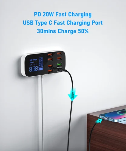 Quick Charge USB Charger HUB Tablet Portable Travel Mobile Phone Charger Adapter Fast Charger For iPhone xiaomi huawei samsung - Image 10