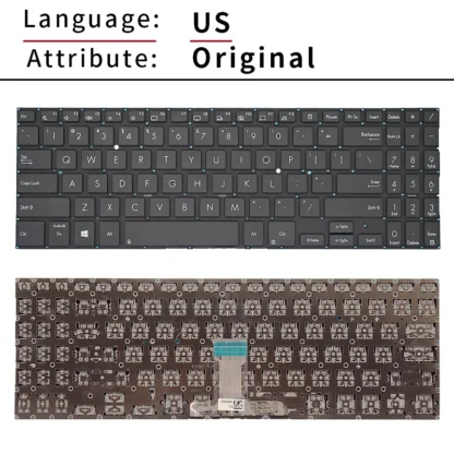 US UK Russian Keyboard For ASUS ExpertBook B1 B1500 B1500C P1450 P1450CBA BW450 PX555C B1500CEA 0KNX0-5622LA00 5123UI00 - Image 3