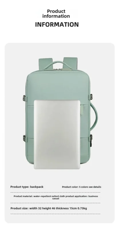 2025Men Women's Bag Large Capacity Journey Multifunction Backpack With Shoe Storage Multilayer Dry And Wet Separation Waterproof - Image 13
