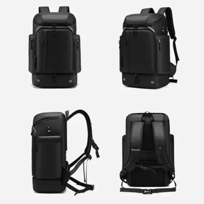 New large capacity backpack for sports travel, dry and wet separation, lightweight multi pocket backpack for business trips, com - Image 4