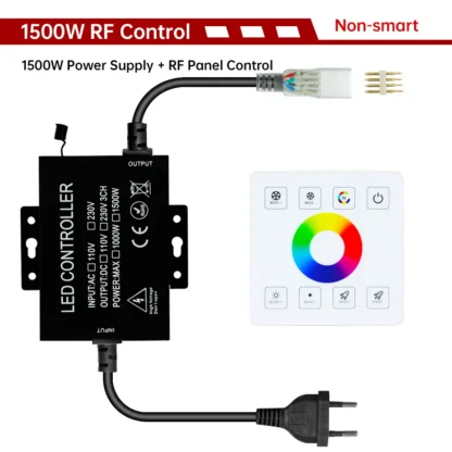 Tuya WiFi RGB Dimmer 220V 750W 1500W EU/AU/UK Power Plug RF Remote Controller for SMD2835/5050 4Pin LED Neon Strip Light - Image 19