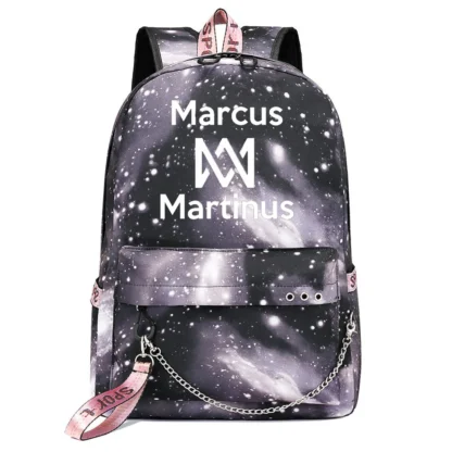 Marcus and Martinus Boys Girls School Bags Teenager USB Charging Chain Travel Backpack Student College Bookbag Mochila - Image 21