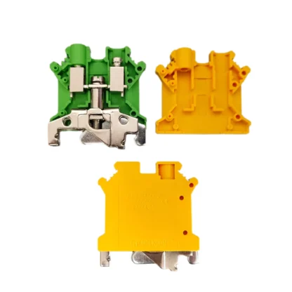 10pcs/lot UK6N UK 6N Screw Feed-through Wire Connector UK 6mm² Universal Plug Multi-Color Electrical DIN Rail Terminal Block - Image 3