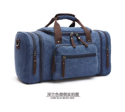 New Fashion Outdoor Travel Bag Handbag Canvas Crossbody Backpack Trend Large Capacity Casual Shoulder Bag - Image 17