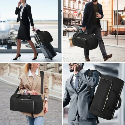 Convertible Travel Suit Bag Multifunctional Convertible Clothing Duffel Handbag Wear-Resistant Folding Backpack Hiking Rucksack - Image 2