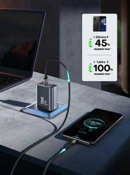 Tuodes 30W GaN USB Charger 3-Ports USB Type C Fast Charging PD3.0 Quick Charge Wall Adapter For iPhone Samsung Xiaomi iPad - Image 16