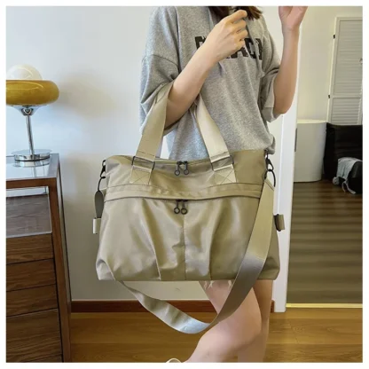 Large Capacity Oxford 2024 High Quality Travel Handbag Zipper Solid Trendy Casual Crossbody Bag Soft Versatile Popular Handbag - Image 38