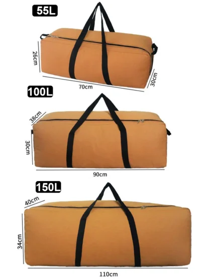150L 100L 55L Travel Handbag Gym Bag Outdoor Men's Black Large Capacity Fitness Weekend Overnight Waterproof Sport Bags  X411D - Image 21