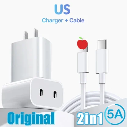 40W PD Charger Dual USB C Quick Charger QC4.0 QC3.0 PD 4.0 USB Type C Fast Charger for iPhone 15 14 13 Xiaomi Phone Wall Adapter - Image 15