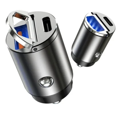 Mini Stealth Car Adapter QC 4.0 3.0 Quick Charge Type C PD Charger 30W PD+QC/PD+PD Car Charger For iPhone 12 13 Huawei Xiaomi - Image 24