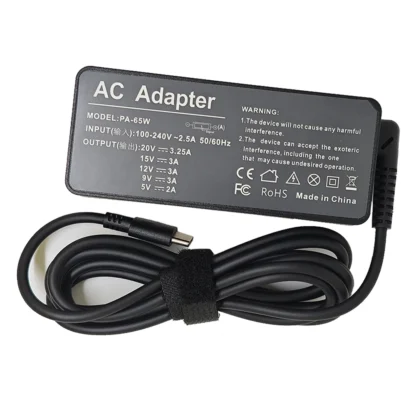 20V 3.25A 65W USB Type-C AC Laptop Power Adapter Charger For Lenovo Thinkpad X1 Carbon Yoga X270 X280 T580 P51 P52s E480 E470 - Image 5