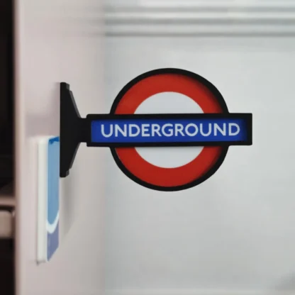 Uk London Underground Creative Light-Up Fridge Magnet Oyster Card Spain Madrid Milan Metro Light Box Tourist Souvenir - Image 3